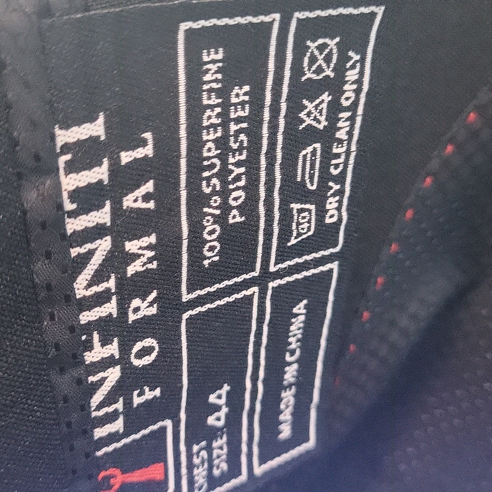 Infinity Classic Black Men's Blazer 44 - Picture 6 of 9